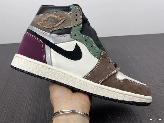 1st Kicks 1 Air OG Jordan Crafted Hand DH3097-001 High 0726